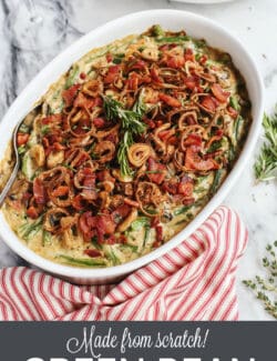 Pinterest image for Green Bean Casserole