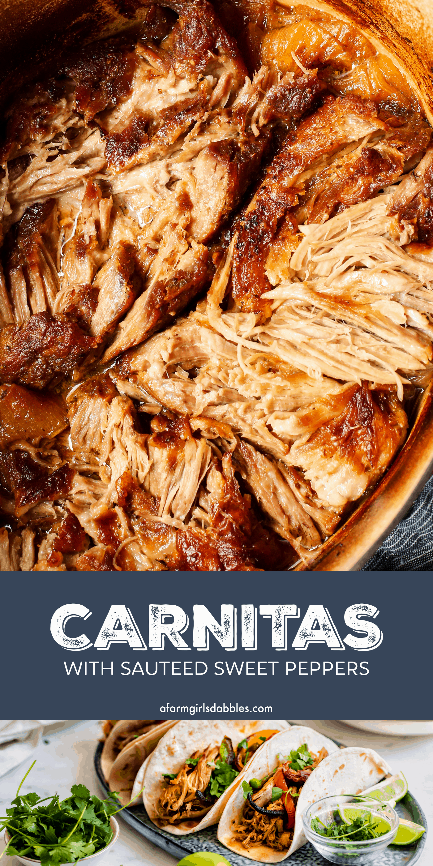 Pinterest image for carnitas