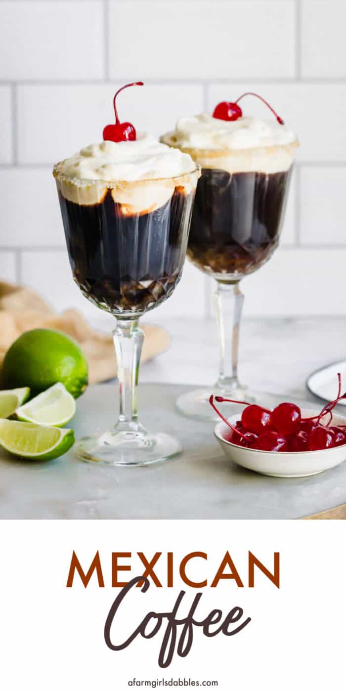 Pinterest image of Mexican Coffee