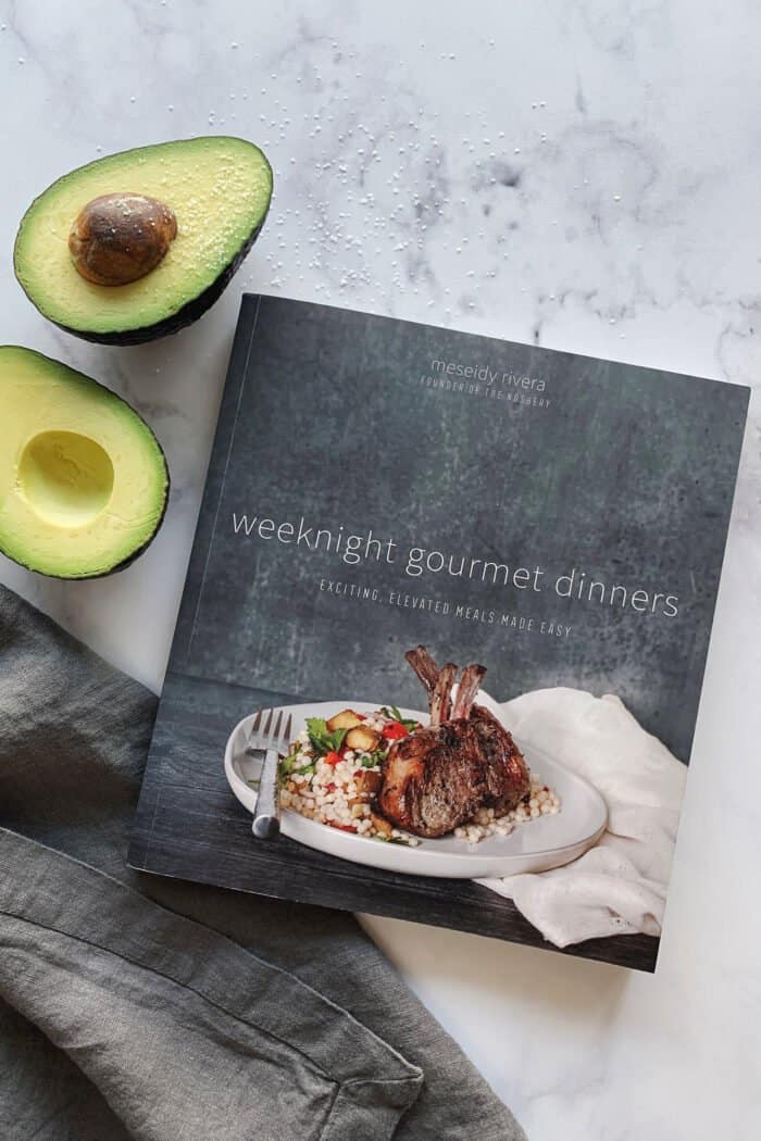 Weeknight Gourmet Dinners cookbook by Meseidy Rivera