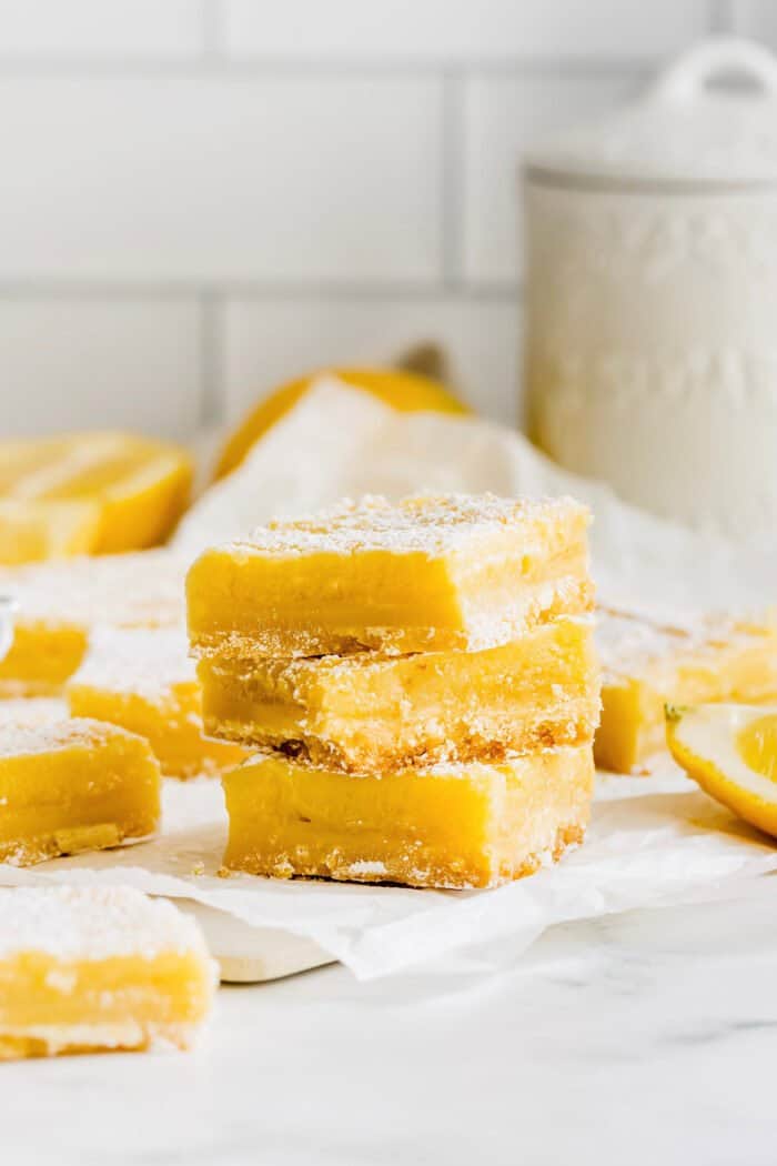 Easy Lemon Bars with Cookie Crust A Farmgirl's Dabbles