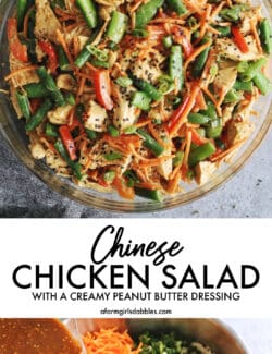 Pinterest image for Chinese Chicken Salad