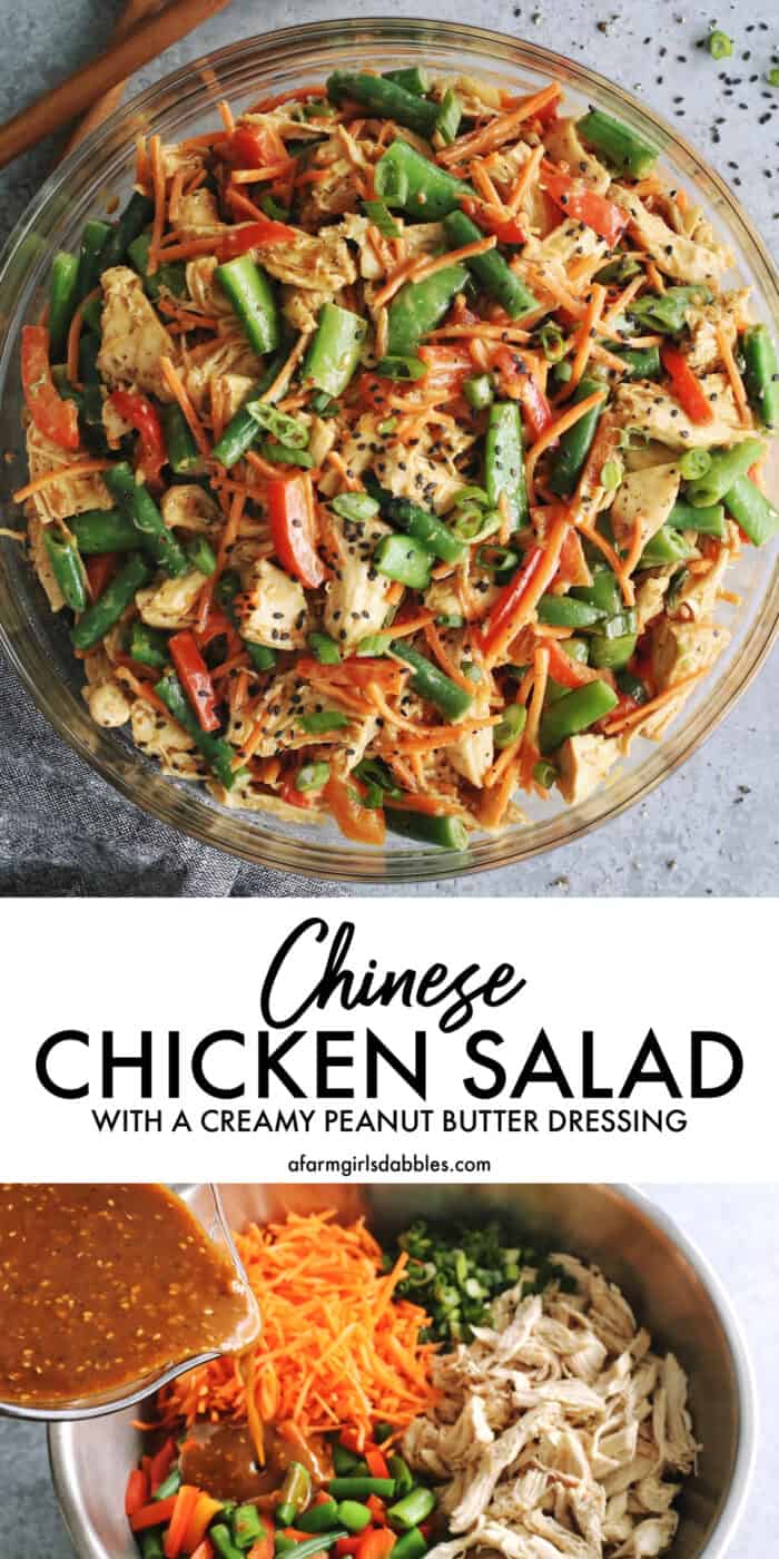 Pinterest image for Chinese Chicken Salad