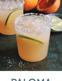 Pinterest image for Paloma Cocktail Recipe