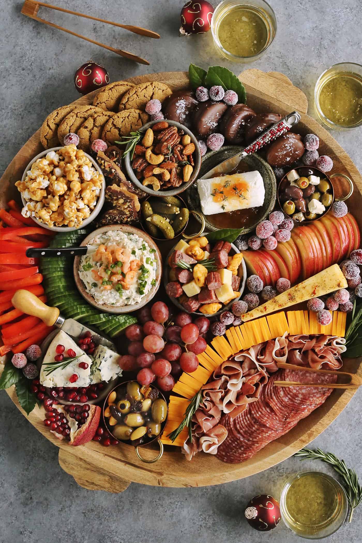 Holiday Charcuterie Board, A Festive Meat & Cheese Board