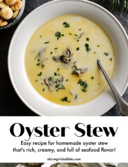 Pinterest image for oyster stew
