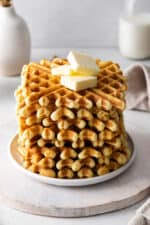 The Best Buttermilk Waffles Recipe l A Farmgirl's Dabbles