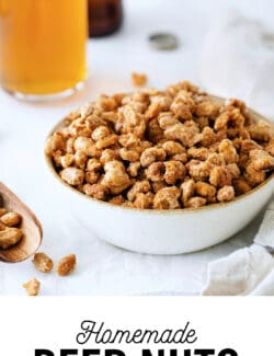 Pinterest image for beer nuts