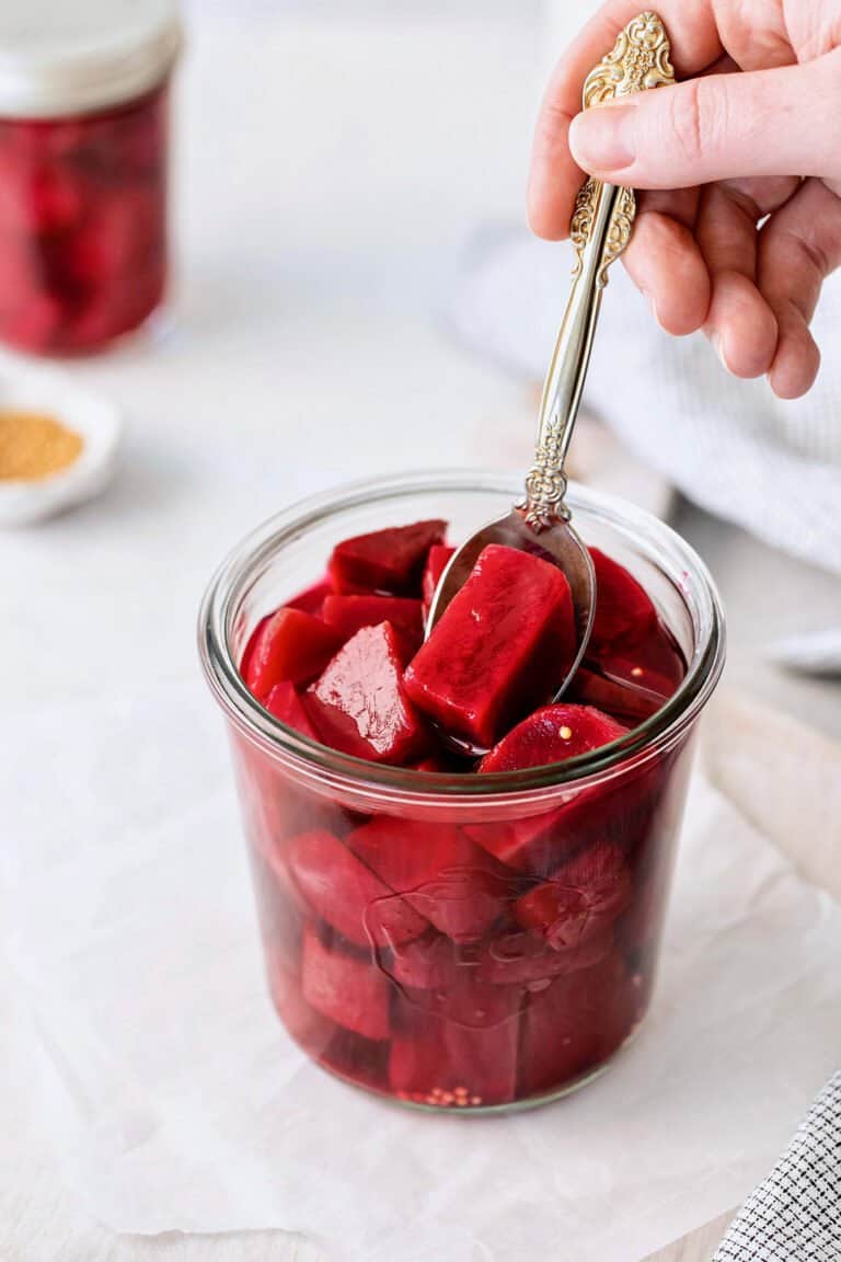 Easy Quick Pickled Beets (No Canning Required!)