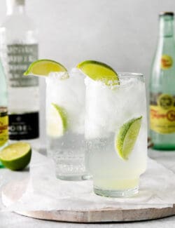 Two Texas ranch water cocktails