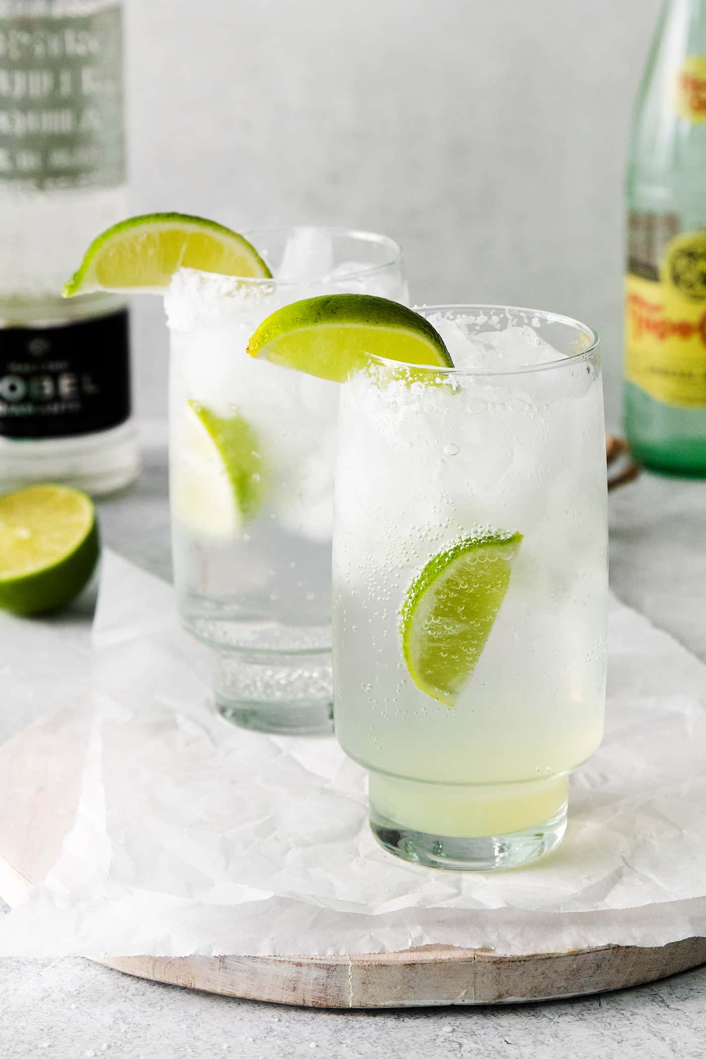 Two ranch water cocktails