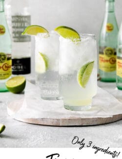 Pinterest image for Texas ranch water cocktail