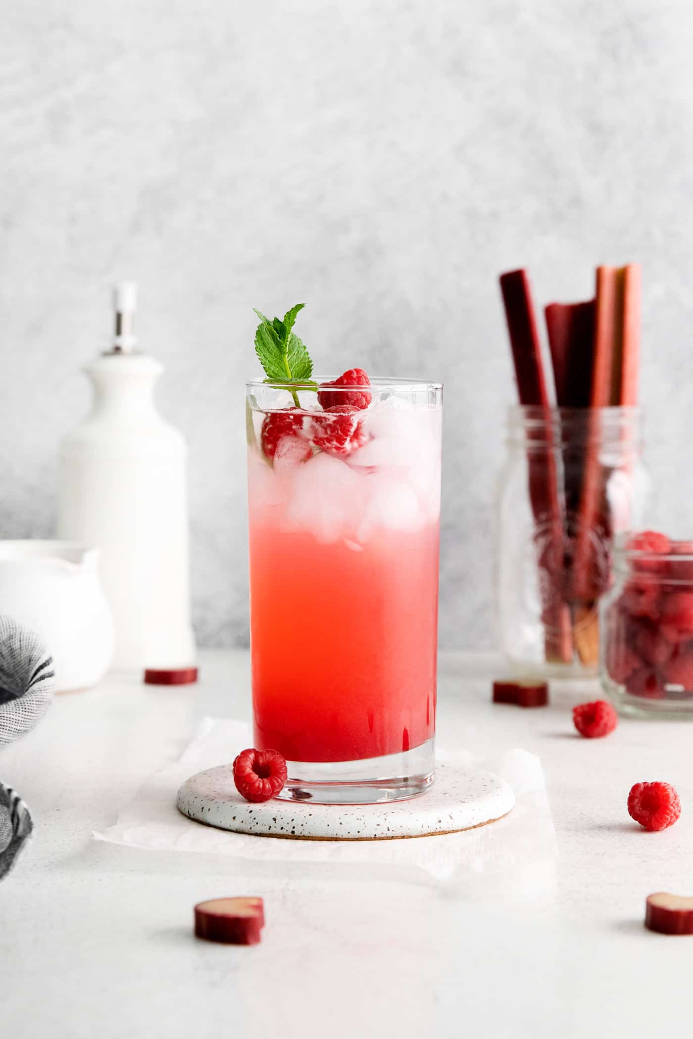 A virgin raspberry cosmopolitan