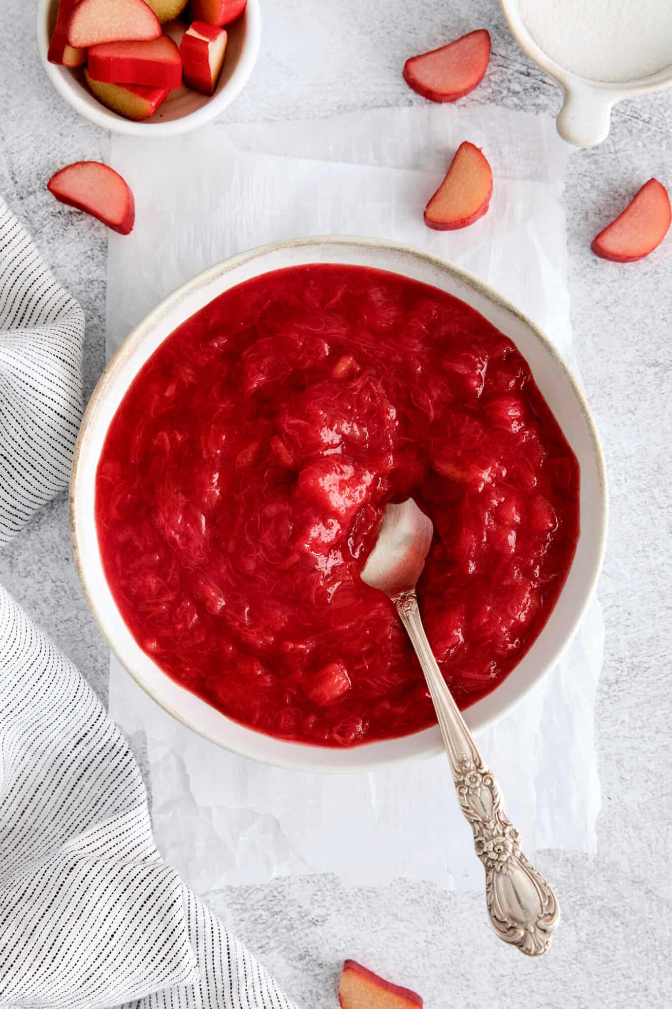 Easy Rhubarb Sauce (3 Ingredients) l A Farmgirl's Dabbles