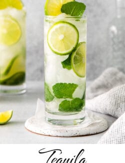 Pinterest image for tequila mojito