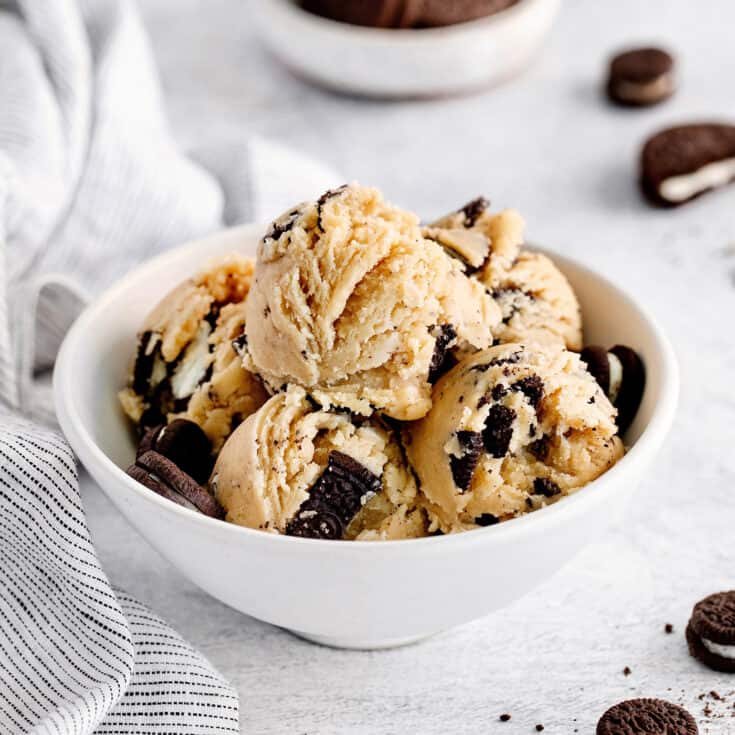 Edible Oreo Cookie Dough Recipe l A Farmgirl's Dabbles