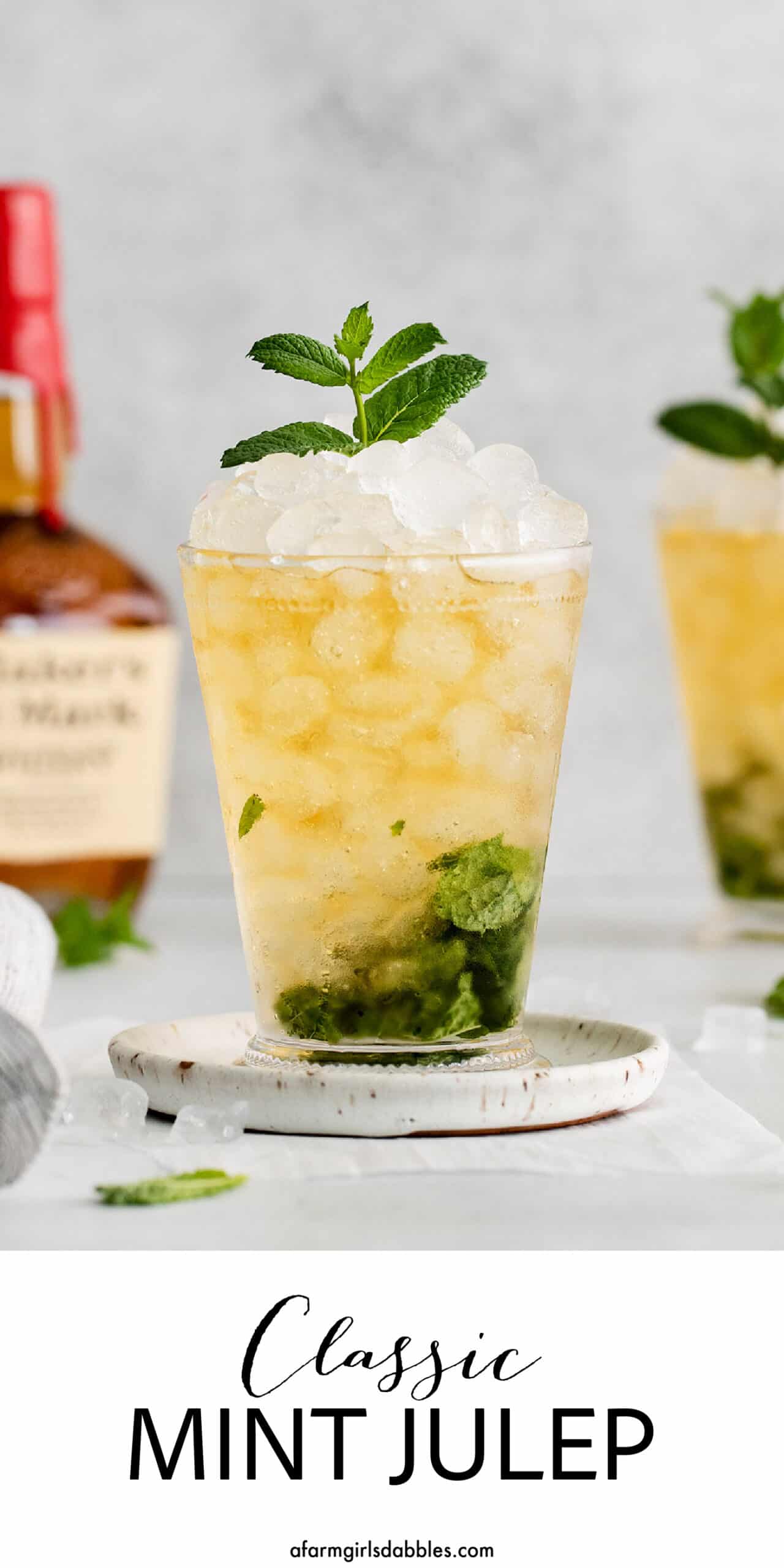 Pinterest image for mint julep