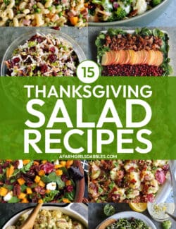 Pinterest image for 15 Thanksgiving salad recipes