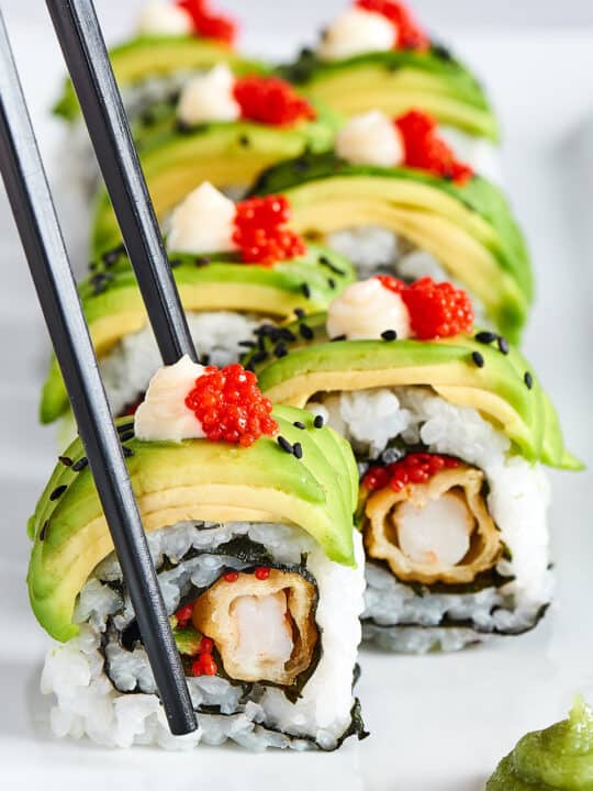 Easy Dragon Roll Recipe l A Farmgirl's Dabbles