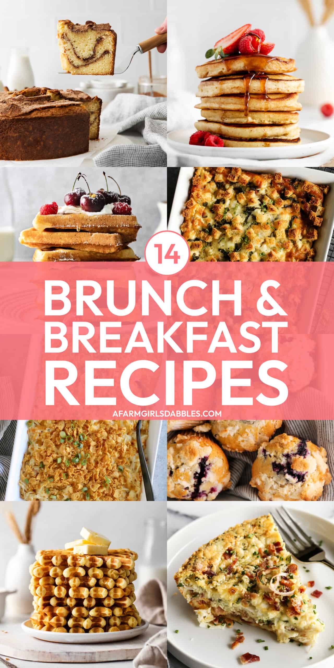 Pinterest image for 14 breakfast & brunch recipes