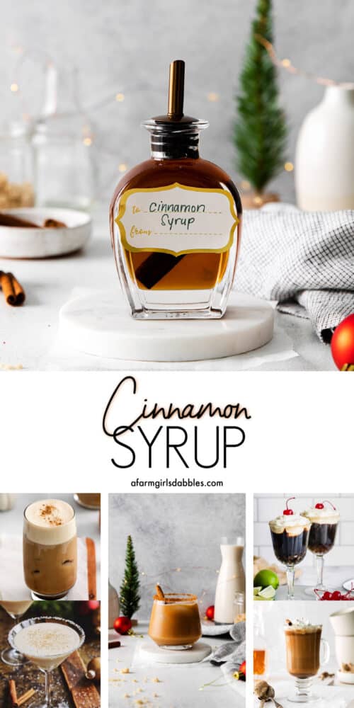 Cinnamon Simple Syrup l A Farmgirl's Dabbles
