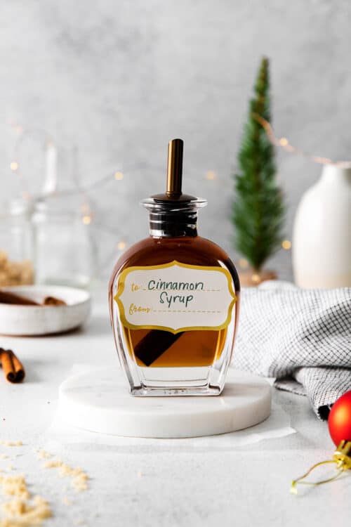 Cinnamon Simple Syrup l A Farmgirl's Dabbles