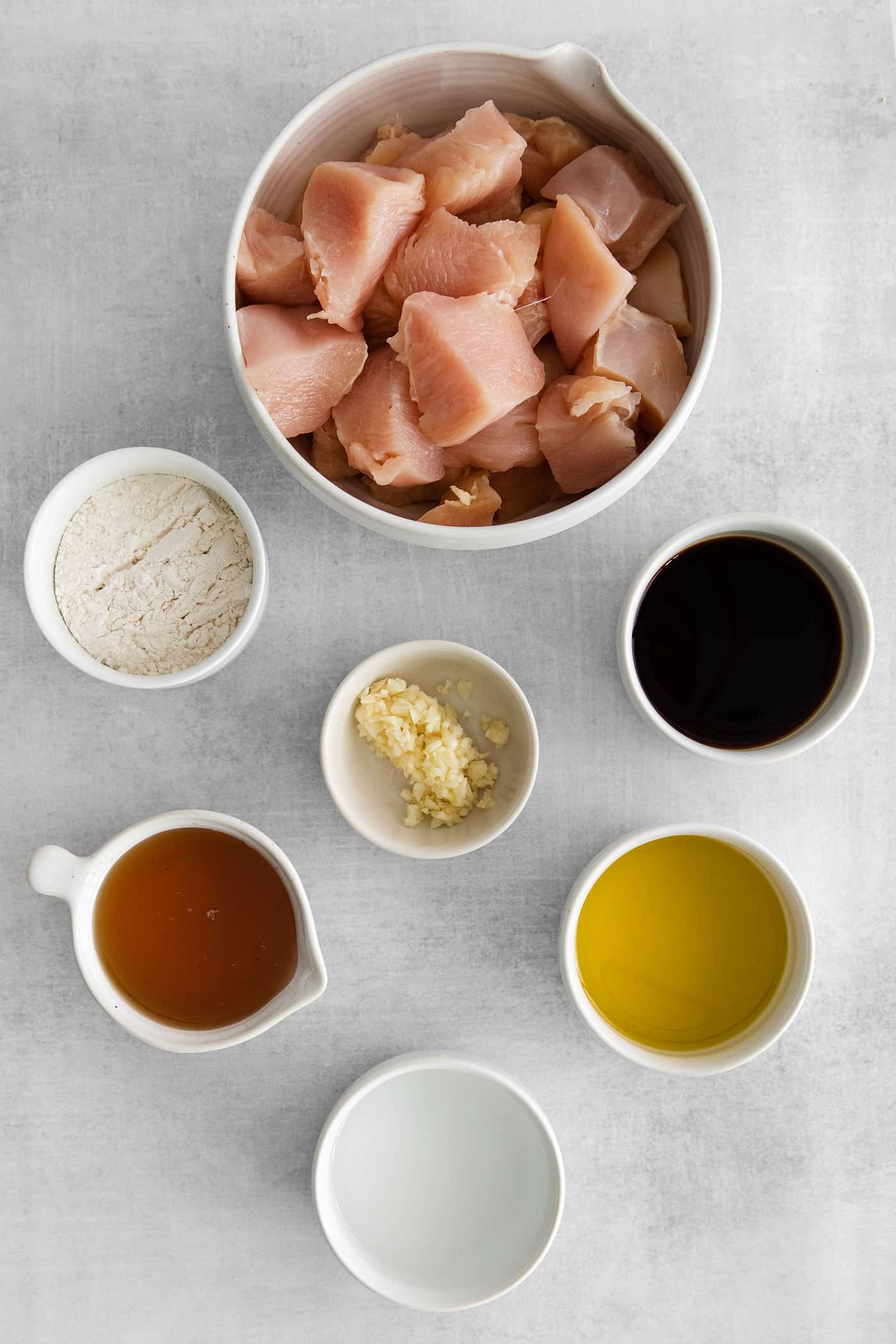 Honey garlic chicken ingredients