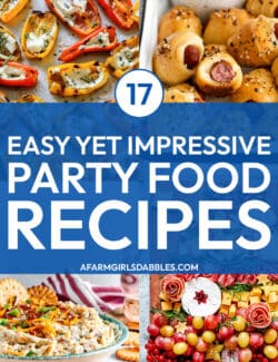 Pinterest image for 17 easy yet impressive party food recipes