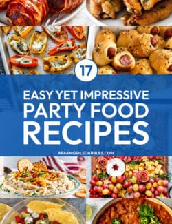 Pinterest image for 17 easy yet impressive party food recipes