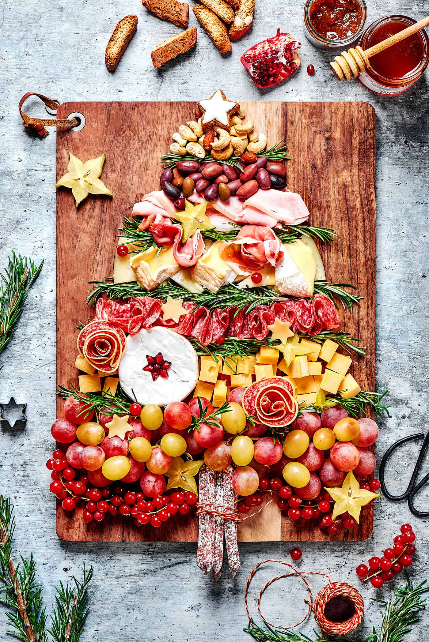 Christmas Tree Charcuterie Board