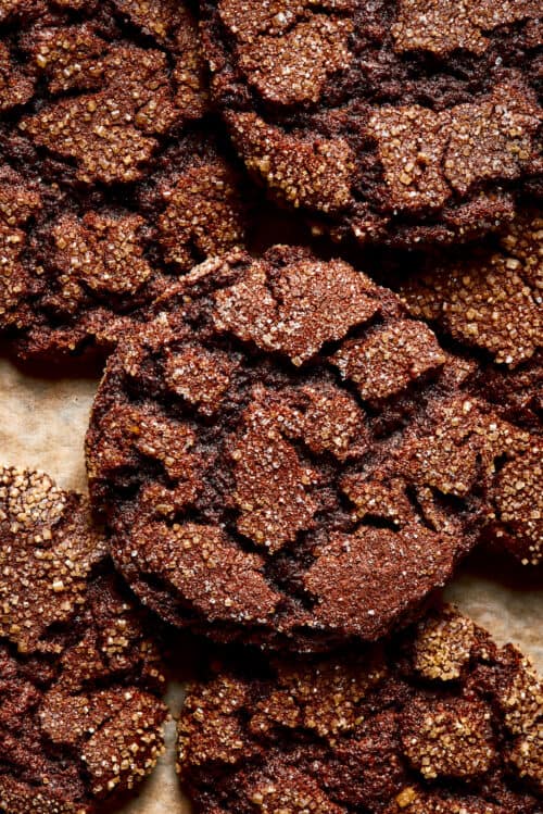 Chewy Chocolate Espresso Cookies l A Farmgirl's Dabbles