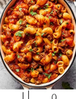 Pinterest image for beefaroni