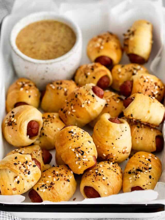 Everything Bagel Pigs in a Blanket a farmgirl's dabbles