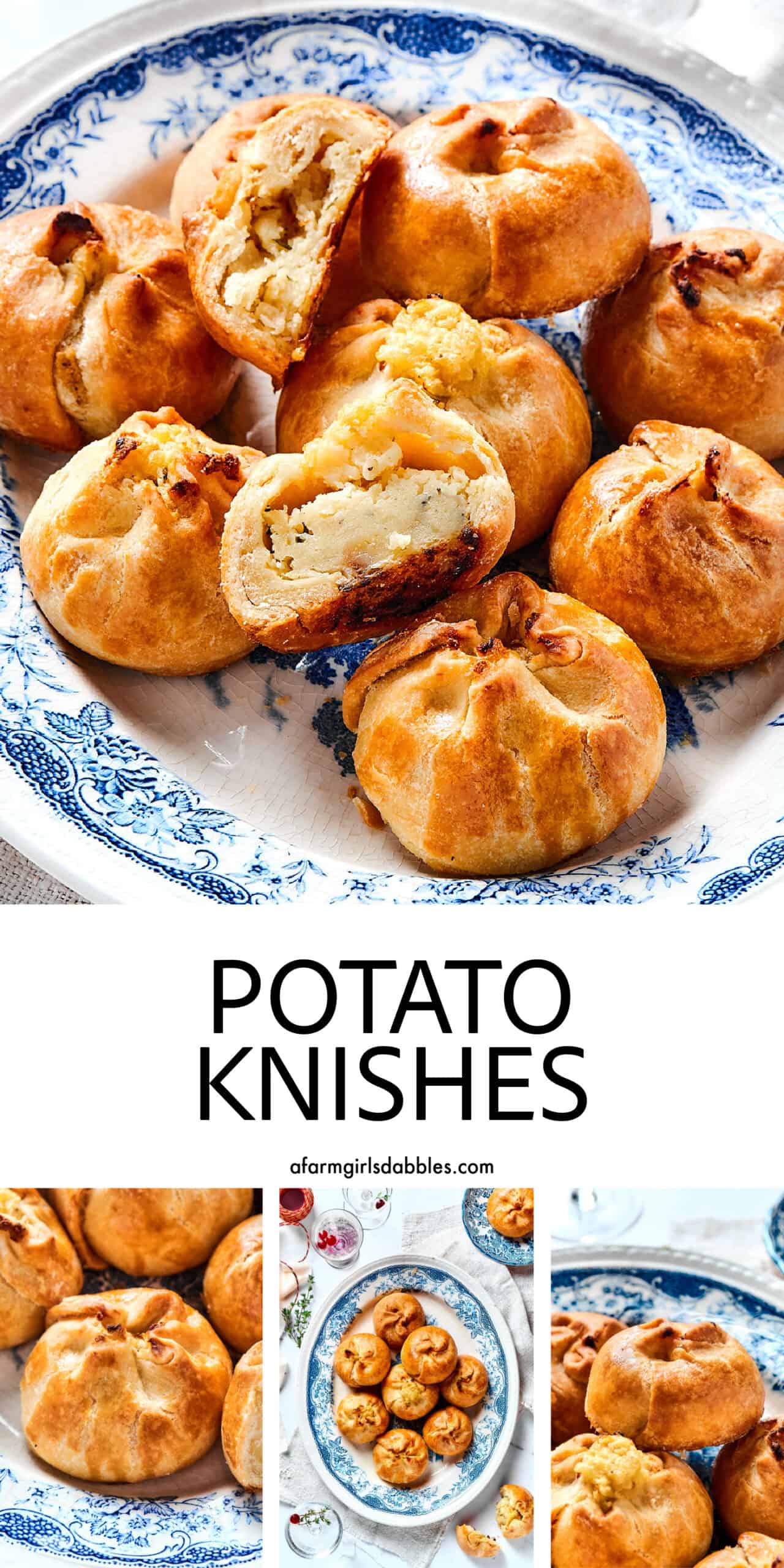 Pinterest image for potato knishes