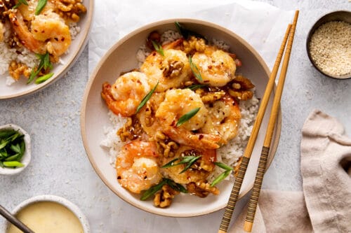 Easy Honey Walnut Shrimp Recipe l A Farmgirl's Dabbles