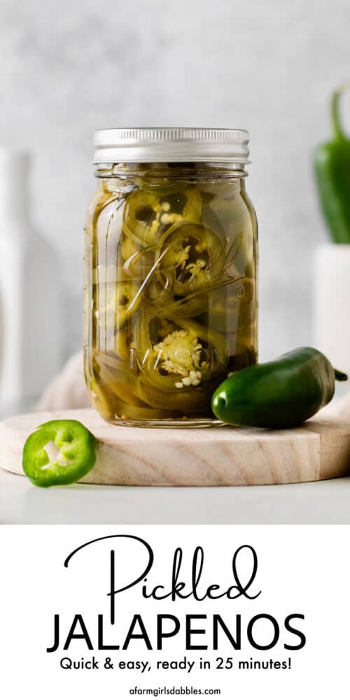 Easy Quick Pickled Jalapenos l A Farmgirl's Dabbles