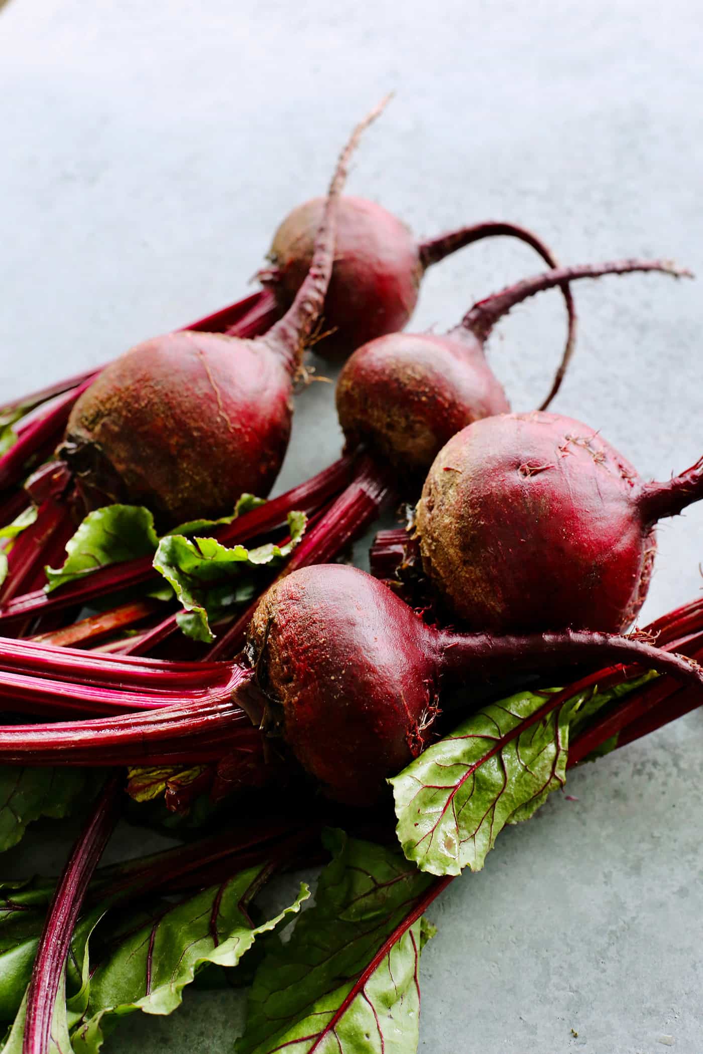 a pile of fresh beets