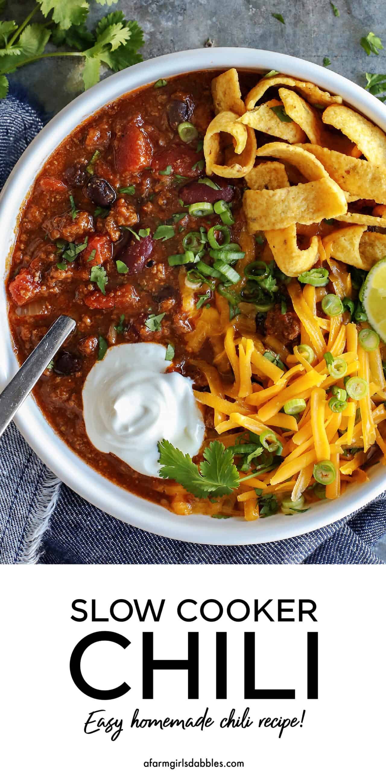 Best Slow Cooker Chili Recipe - How to Make Slow Cooker Chili