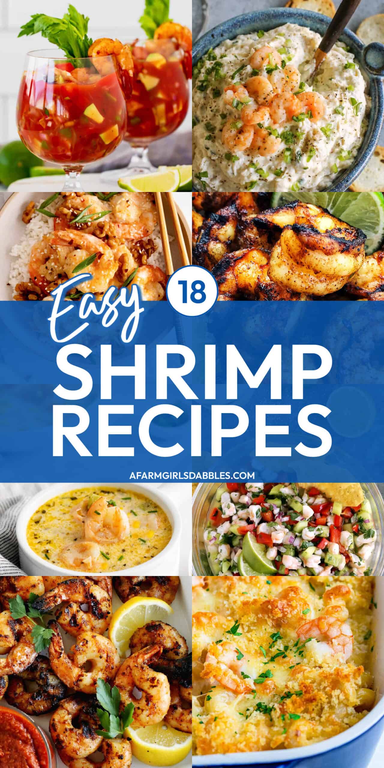 Pinterest image for 18 Easy Shrimp Recipes