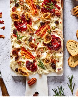 Pinterest image for Butter Board with Bacon Butter