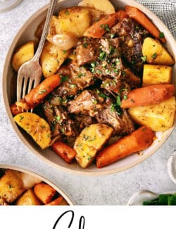 Pinterest image for classic pot roast