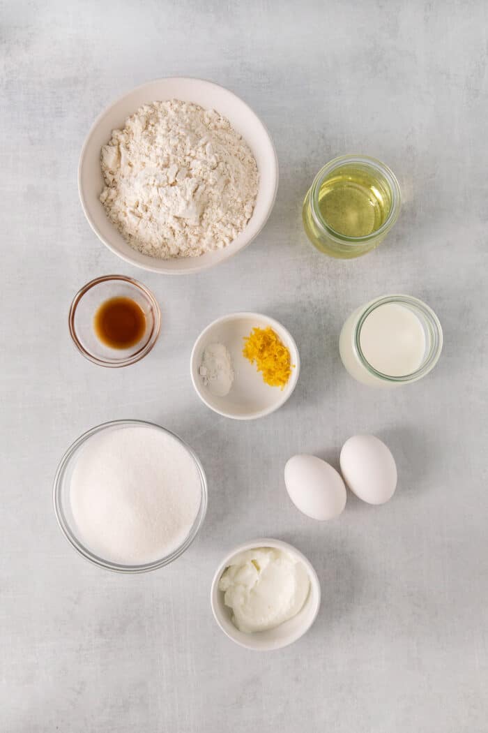 Bundt cake ingredients