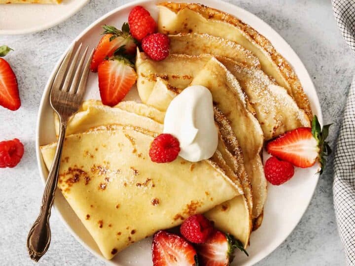 Classic French Crepes (Basic Recipe)