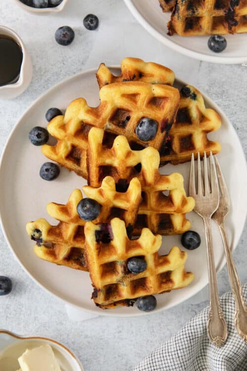 Blueberry Waffles | A Farmgirl's Dabbles