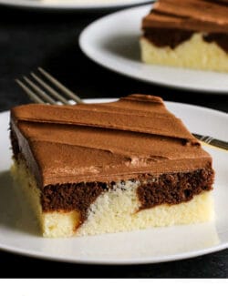 Pinterest image for marble cake