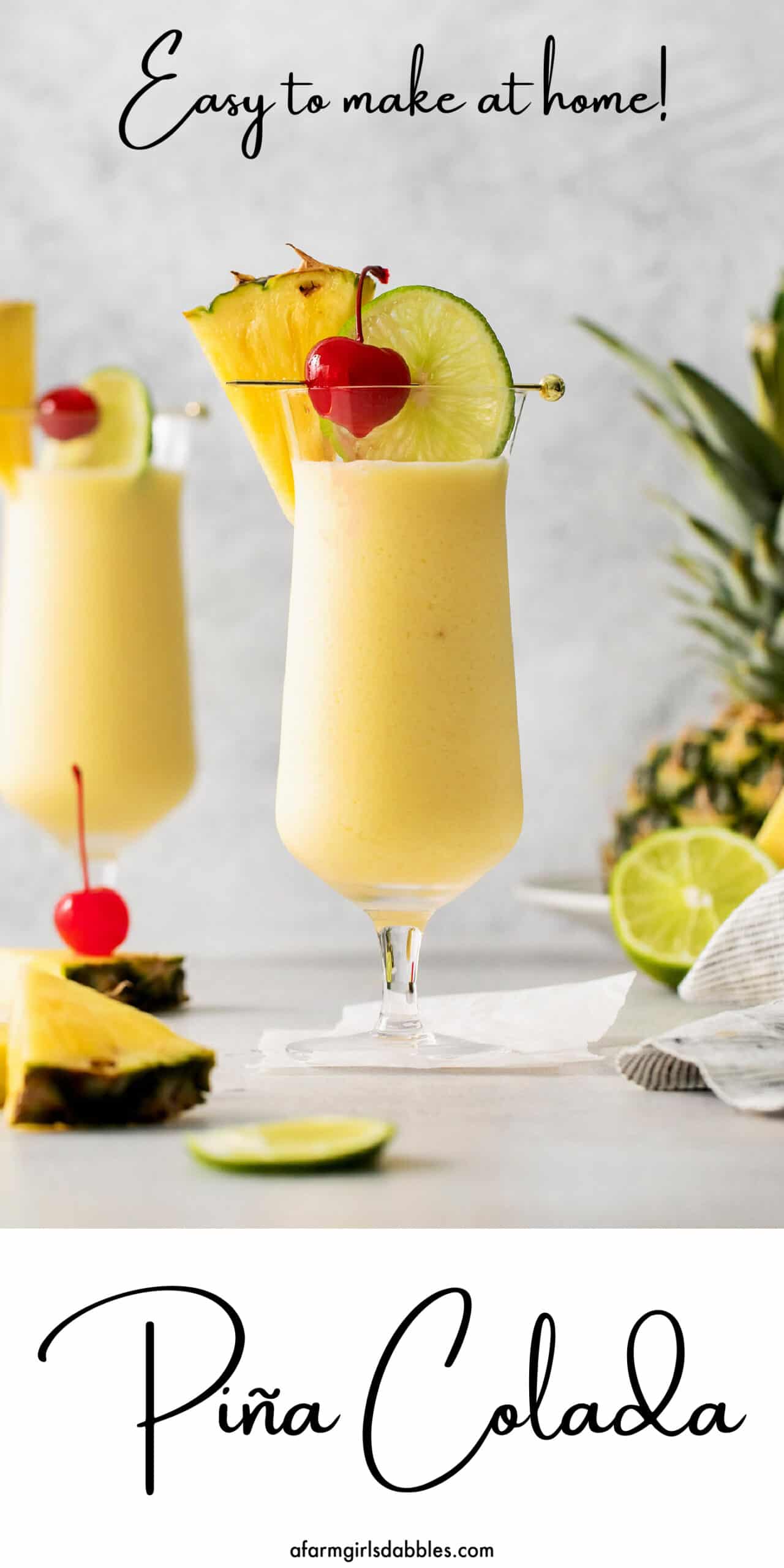 Pinterest image for pina colada