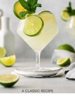 Pinterest image for a mojito cocktail