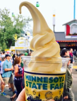 Dole Whip float at the Minnesota State Fair