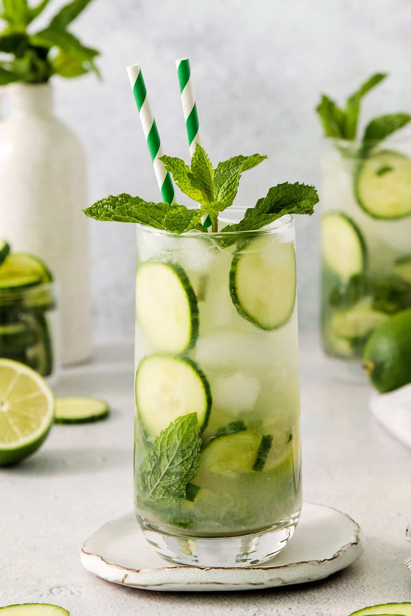 CUCUMBER MOJITO RECIPE + WonkyWonderful