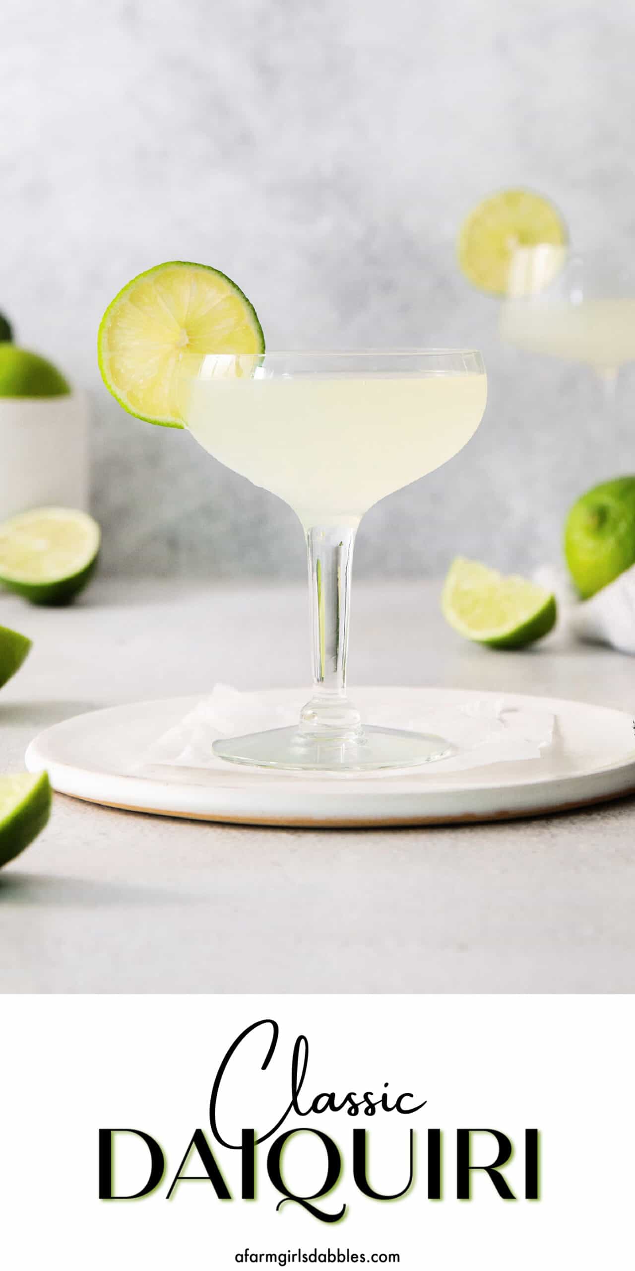 Pinterest image for classic daiquiri